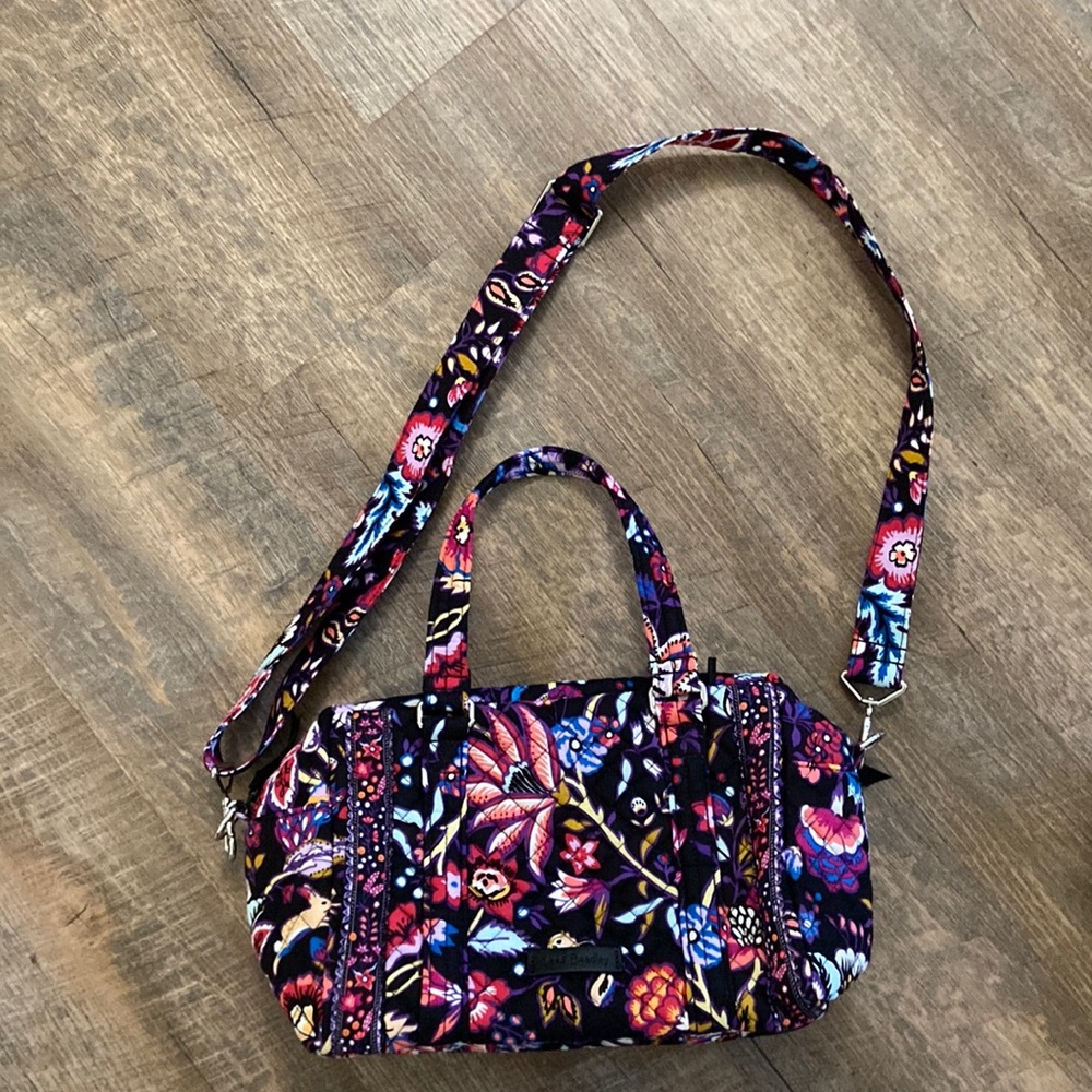 Vera Bradley Iconic 100 satchel handbag in Foxwood